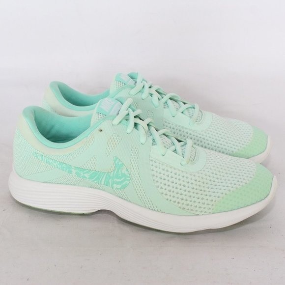 Nike Revolution 4 GS Turquoise Blue Sneakers Youth Shoes Size 7 Athletic 943306 - Picture 1 of 7